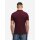 LONSDALE Poloshirt Whalton oxblood/ ecru