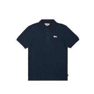 LONSDALE Whalton Herren Poloshirt – Dark Navy/Ecru...