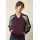 KING LOUIE Bomber Jacket Dusk Satin grape red