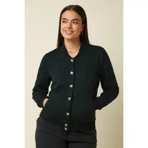 KING LOUIE Cleo Jacket Reyna Check – Black