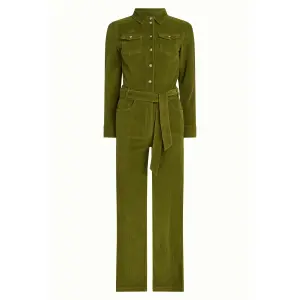 KING LOUIE Mia Jumpsuit Baby Cord poesy green