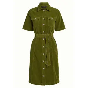 KING LOUIE Kate Dress Baby Cord poesy green