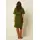 KING LOUIE Olive Baby Cord Dress – Womens Corduroy Shirt Dress with Vintage Style