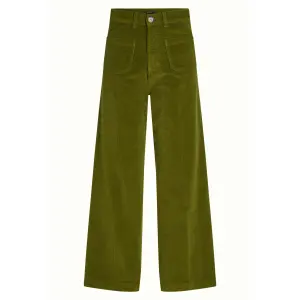 KING LOUIE Paige Pocket Pants Baby Cord poesy green