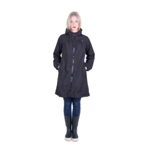 DANEFAE Danehelen Rainjacket Black (black zip)