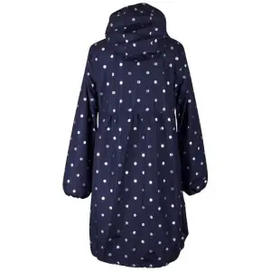 DANEFAE Danehelen Rainjacket navy/ silver dots