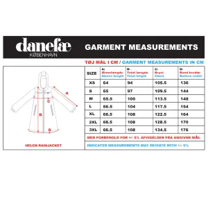 DANEFAE Danehelen Rainjacket hypothermic