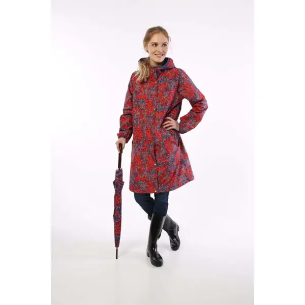 DANEFAE Danedith Rain Coat grenadine berrygood