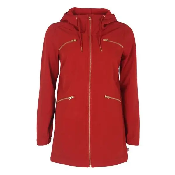 DANEFAE Danedejlig Softshell Coat Dark Brick – Womens Softshell Coat