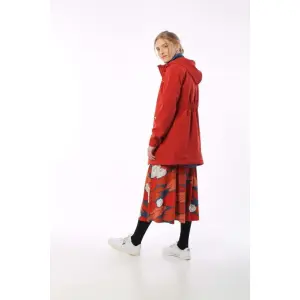 DANEFAE Danedejlig Softshell Coat Dark Brick – Womens Softshell Coat