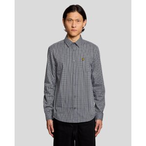 LYLE & SCOTT Hemd mit Karomuster dark navy