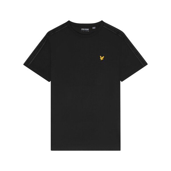 LYLE & SCOTT Tape T-Shirt jet black