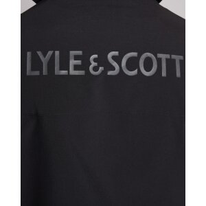 LYLE & SCOTT Sports Stripe Track Jacket Jet Black – Mens Stretch Track Jacket