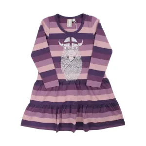 DANEFAE Danemiva Dress Eggplant FREJA (Glitter)