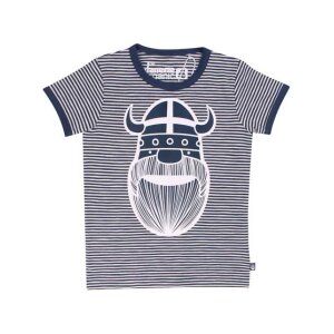 DANEFAE ORGANIC - Danemerian Tee cold slate/ chalk ERIK