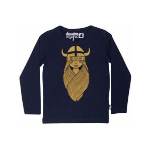 DANEFAENOOS Danetweety Tee navy FREJA (gold Print)