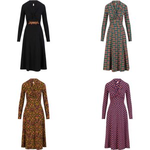 BLUTSGESCHWISTER Jerseykleid Hot Knot Shawl