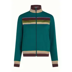 KING LOUIE Colorblock Coljack Daytona Sweat spruced green