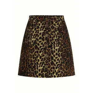 KING LOUIE Garbo Mini Skirt Fargo Cord natural