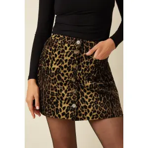 KING LOUIE Garbo Mini Skirt Fargo Cord natural