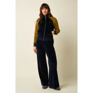 KING LOUIE Lila Coljack Baton Velvet sapphire blue