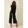 KING LOUIE Pia Culotte Reyna Check Black – Checked Jersey Jacquard Culottes