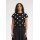 FRED PERRY Amy Winehouse Foundation Flocked Polka Dot Top – Black