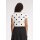 FRED PERRY Amy Winehouse Foundation Oberteil mit beflockten Punkten snow white