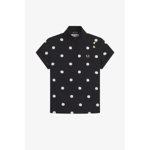 FRED PERRY AMY WINEHOUSE Foundation Poloshirt mit Punkten...