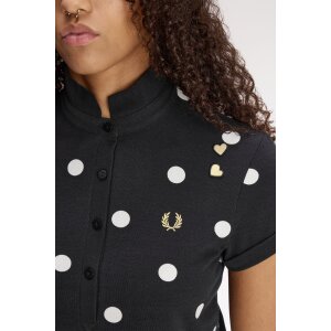 FRED PERRY AMY WINEHOUSE Foundation Poloshirt mit Punkten black