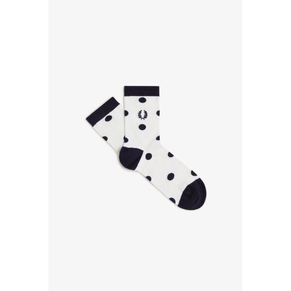 FRED PERRY Amy Socken mit Punkten snow white