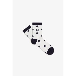 FRED PERRY Amy Socken mit Punkten snow white