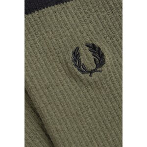 FRED PERRY Sportsocken mit Streifen laurel wreath green