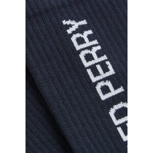 FRED PERRY Socken mit Streifengrafik navy