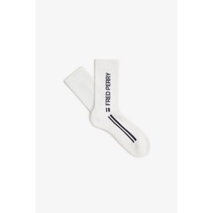 FRED PERRY Socken mit Streifengrafik snow white