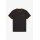 FRED PERRY T-Shirt mit Doppelstreifen anchor grey/ golden