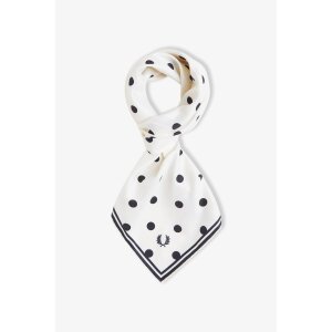 FRED PERRY Amy Schal mit Punkten snow white