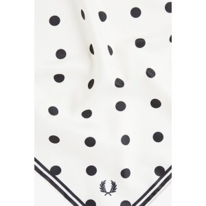 FRED PERRY Amy Polka Dot Scarf Snow White