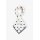FRED PERRY Amy Polka Dot Scarf Snow White