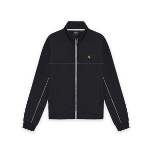LYLE & SCOTT Piped Full Zip Track Top  dark navy