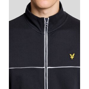 LYLE & SCOTT Piped Full Zip Track Top  dark navy