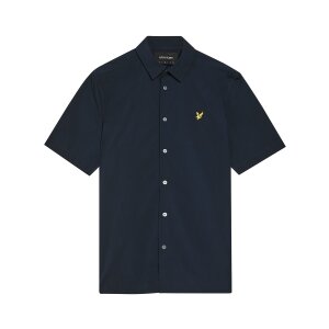 LYLE & SCOTT Kurzarm-Oxford-Hemd dark navy