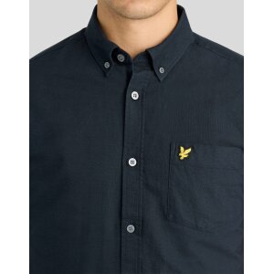 LYLE & SCOTT Kurzarm-Oxford-Hemd dark navy