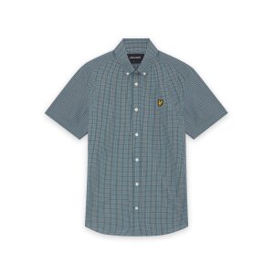 LYLE & SCOTT Kurzarmhemd mit feinem Karomuster