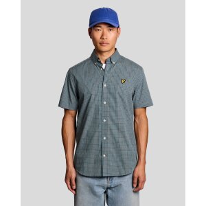 LYLE & SCOTT Kurzarmhemd mit feinem Karomuster