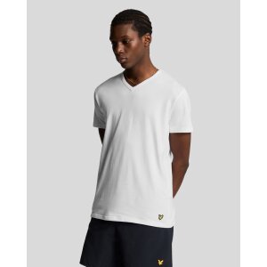 LYLE & SCOTT Basic-T-Shirt mit V-Ausschnitt...