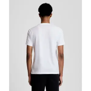 LYLE & SCOTT Tape T-Shirt White – Mens Logo Sleeve T-Shirt