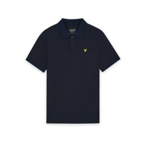 LYLE & SCOTT Jacquard Collar Polo Shirt – Dark...