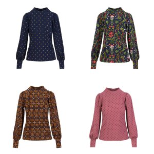 BLUTSGESCHWISTER Jersey Top Whimsical Delight