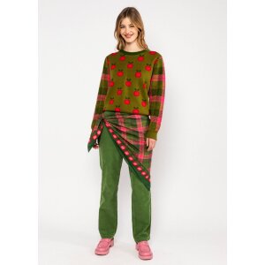 BLUTSGESCHWISTER Scarf BG Square Twinkle picnic with apples
